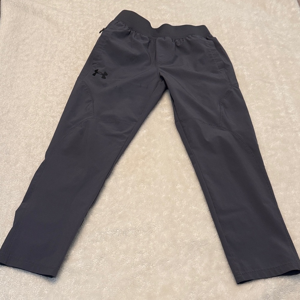 Under Armour Boys Charcoal Dri-fit Lightweight Joggers